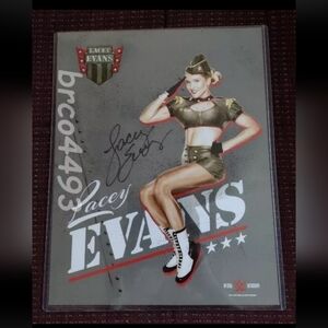 Lacey Evans Military Pin-Up Poster